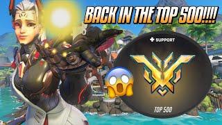 BACK IN THE TOP 500!!!!  - Mercy Gameplay & Commentary - Overwatch 2 (Season 10)