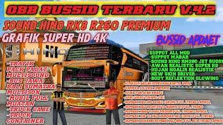 TES OBB BUSSID TERBARU V.4.2 SOUND HINO RK8 R260 PREMIUM GRAFIK SUPER HD4K BUSSID APDAET