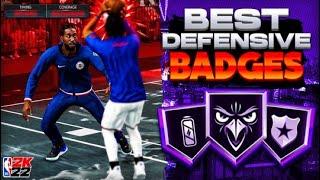 BEST DEFENSIVE BADGES THAT WILL MAKE U COMP IN NBA 2K22