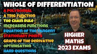 Everything In The Higher Maths 2023 Exam | Differentiation