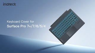 Inateck  KB02027 Surface Pro 7 Keyboard, Bluetooth 5.3, Compatible with Surface Pro 7/7+/6/5/4