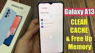 Samsung Galaxy A13: How to CLEAR CACHE and Free Up Memory