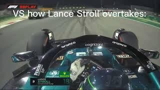 How normal F1 Drivers overtake VS how Lance Stroll overtakes