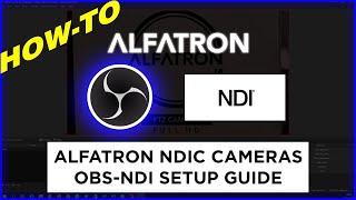 Alfatron OBS-NDI setup