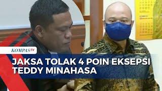 Isi Eksepsi Teddy Minahasa yang Ditolak Jaksa Penuntut Umum