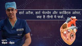 Heart Health: हार्ट अटैक, फेल्‍योर, कार्डियक अरेस्‍ट में अंतर, Cardiologist Vikas Thakran Explains