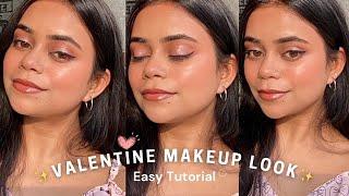 Valentine’s Day Makeup Look | Natural, Soft & Dewy Makeup Tutorial | Beautikaaholic