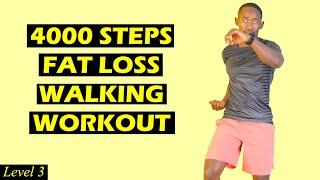 4000 Steps Walking Fat Loss Workout at Home - No Rests, No Equipment, No Repeats