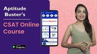 Aptitude Buster's UPSC CSAT online Course