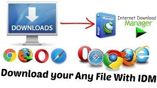 How Download Any File With Internet Download Manage