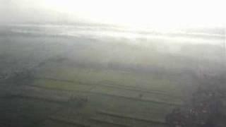 Sancho piloting passenger balloon in Luxor, Egypt.