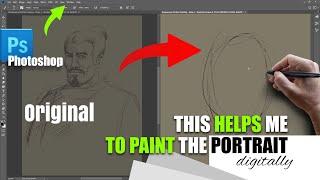 How to set up Photoshop for digital Portrait Painting!