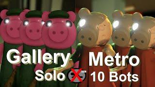 Roblox Piggy 100 Player Gallery And Metro NO CROUCH SOLO!