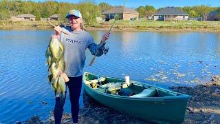 We SMASHED The BIG SLABS! -- Jig Fishing CREEKS, SPILLWAYS and SWAMPS for FALL CRAPPIE!!!!