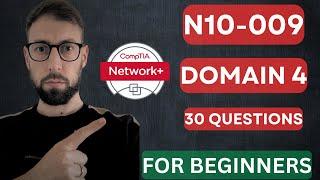 *NEW* CompTIA Network+ N10-009 Practice questions for Domain 4.