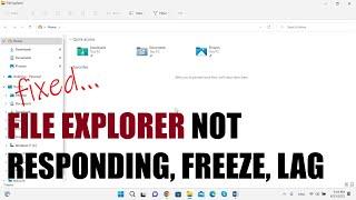 File Explorer Not Responding (Tidak Respon) di Windows 11 - SOLUSI