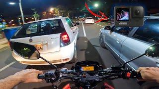 Testando Gopro Hero 10 - Motovlog Noturno em 4K