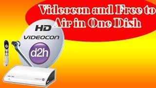 Videocon and Free to Air in One Dish