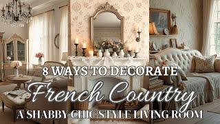  Creating French Country Ambiance: A Shabby Chic Living Room