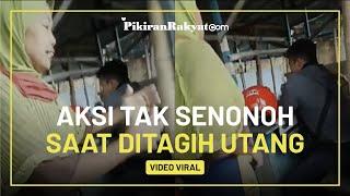 Viral Ibu-ibu Asyik Bernyanyi saat Ditagih Utang hingga Lakukan Aksi Tak Senonoh