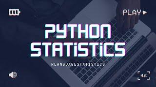 Python Statistics |statistics using python| #rlanguagestatistics  #python