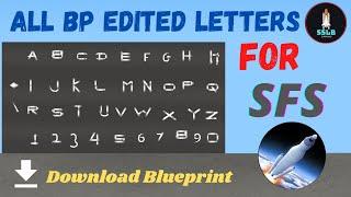 How to write letters on rocket in spaceflight simulator| How to BP edit text in sfs