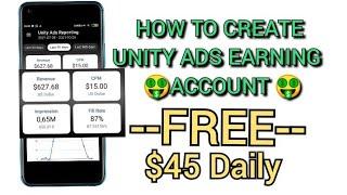 How To Create Unity Ad Account Setup #Admob Best Alternative