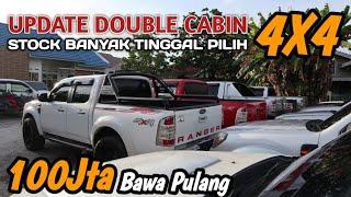 4X4 DOUBLE CABIN 100JTAN STOCK BANYAK TINGGAL PILIH.