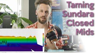 Sundara closed back damping mod to reduce the mid range peak