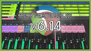 What's new in REAPER v6.14 update - FX and sends in TCP; group fx params and sends with fx in mixer