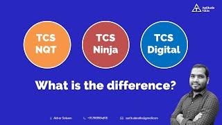 TCS Ninja Vs TCS NQT | Difference between TCS Ninja , Digital  and  TCS NQT | By SALEEM Sir