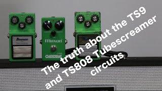 BUSTING THE MYTH about TS9 and TS808 Tubescreamer circuits