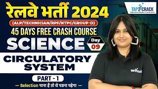 Railway 2024 Science| Circulatory System| RRB ALP/RPF2024 Science Classes |RRB ALP 2024 Free Classes