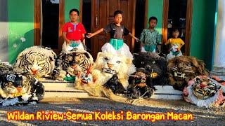 Wildan RIVIEW semua koleksi barongan macan macanannya