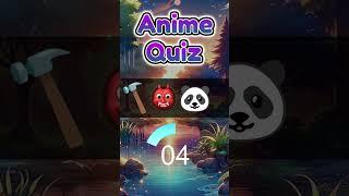 Anime Emoji Quiz [Anime Quiz] | #shorts