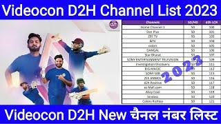 Videocon D2H Channel List 2023 | All Sports, Cartoon, Movie Channel Number List with Price