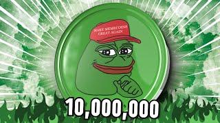 What 10,000,000 PEPE Coins Will Be Worth In 2025...