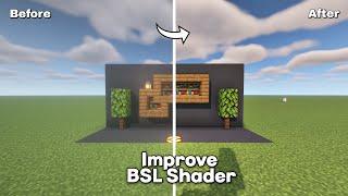 Minecraft: BSL-Shader best Settings | Clear View Tutorial (2023)