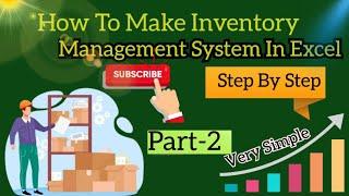 How to Create Inventory Format in Excel | -Prat-2#inventorysystem #inventorysystem