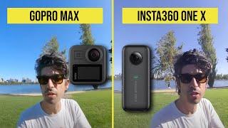 GoPro Max vs Insta360 One X side by side test