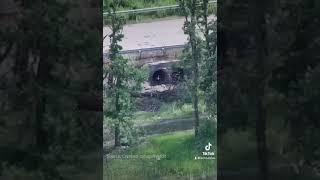 ️UKRAINIAN DRONE BLOWS UP RISSIAN AMMONITION DEPOT️