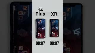 iPhone 14 Plus vs iPhone XR PUBG MOBILE TEST - A15 Bionic vs A12 Bionic PUBG TEST 2022 #Shorts #PUBG