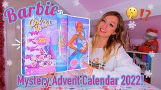 ASMR UNBOXING THE *NEW* MYSTERY WATER REVEAL BARBIE ADVENT CALENDAR 2022! (24 MYSTERY BOXES!)