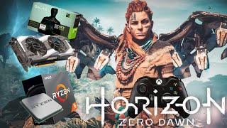 COMO RODA HORIZON ZERO DAWN   GTX 1060 6GB , RYZEN R5 3600 , 16GB 2400MHZ   1080P BENCHMARK