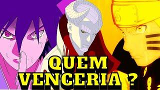 NARUTO E SASUKE DO SHIPPUDEN VS ISSHIKI OTSUTSUKI QUEM VENCERIA ?