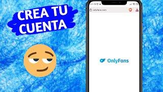 COMO CREAR CUENTA ONLYFANS 2024 GRATIS