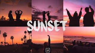 Sunset Preset (Purple) - Lightroom Mobile Preset | How to Edit Sunset Photo | Sunset Filter