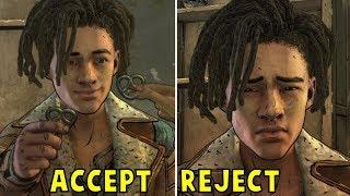Clementine Accepts vs Refuses To Date Louis -All Choices- The Walking Dead Final Season Episode 3