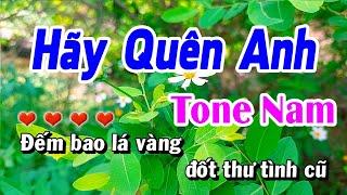 Karaoke Hãy Quên Anh Nhạc Sống Mới Dể Ca | Minh Sang