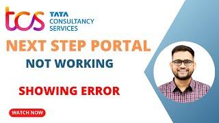 TCS Update | Error in tcs next step portal | #tcs #tcsupdate #tcshiring